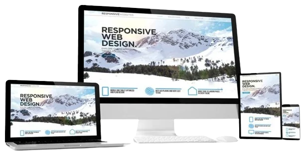 Responsive website on different devices